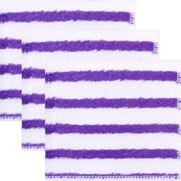 3 Pack Wood Fiber Striped Oil Absorbing Cleaning Dish Towels