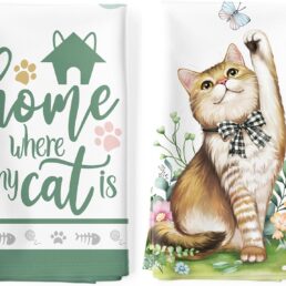 Cute Cat Tea Towels