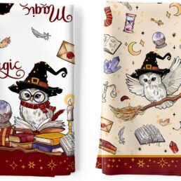 Funny Halloween Tea Towels