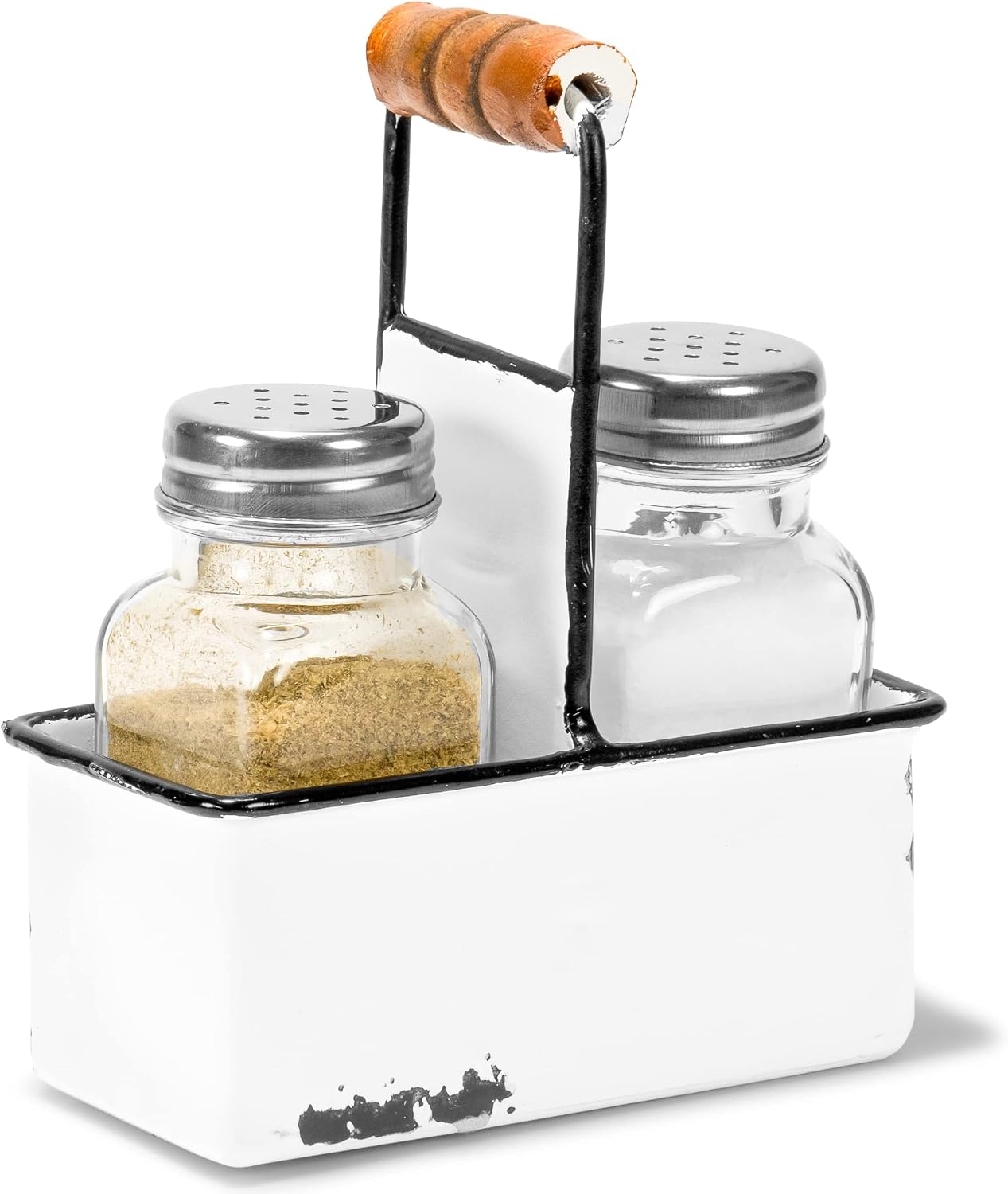 Red Co. Glass Salt & Pepper Shakers