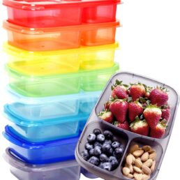Youngever 8 Pack Bento Lunch Box, Meal Prep Containers