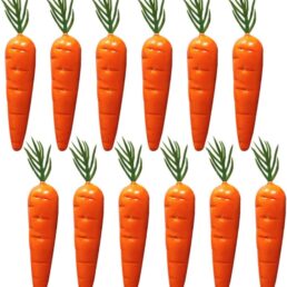 10 Piece Artificial Carrots