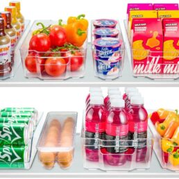 Refrigerator Pantry Organizer Bins