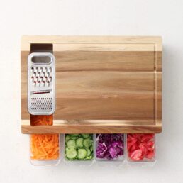 Cutting Board with Containers