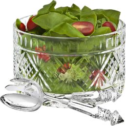 Crystal Salad Bowl Set