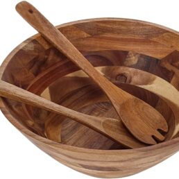 Creekview Salad Bowl and Tongs