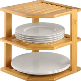 Bamboo Kitchen Counter Rack