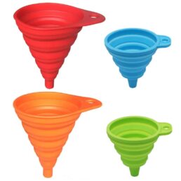 KongNai Silicone Collapsible Funnel Set of 4