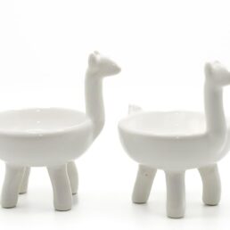 Fox Run Ceramic Llama Pinch Bowls