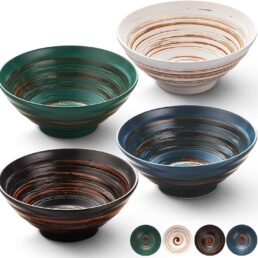Ceramic Ramen Bowls Set