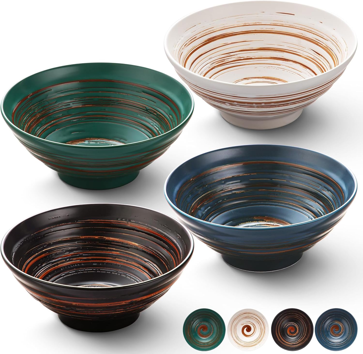 Ceramic Ramen Bowls Set