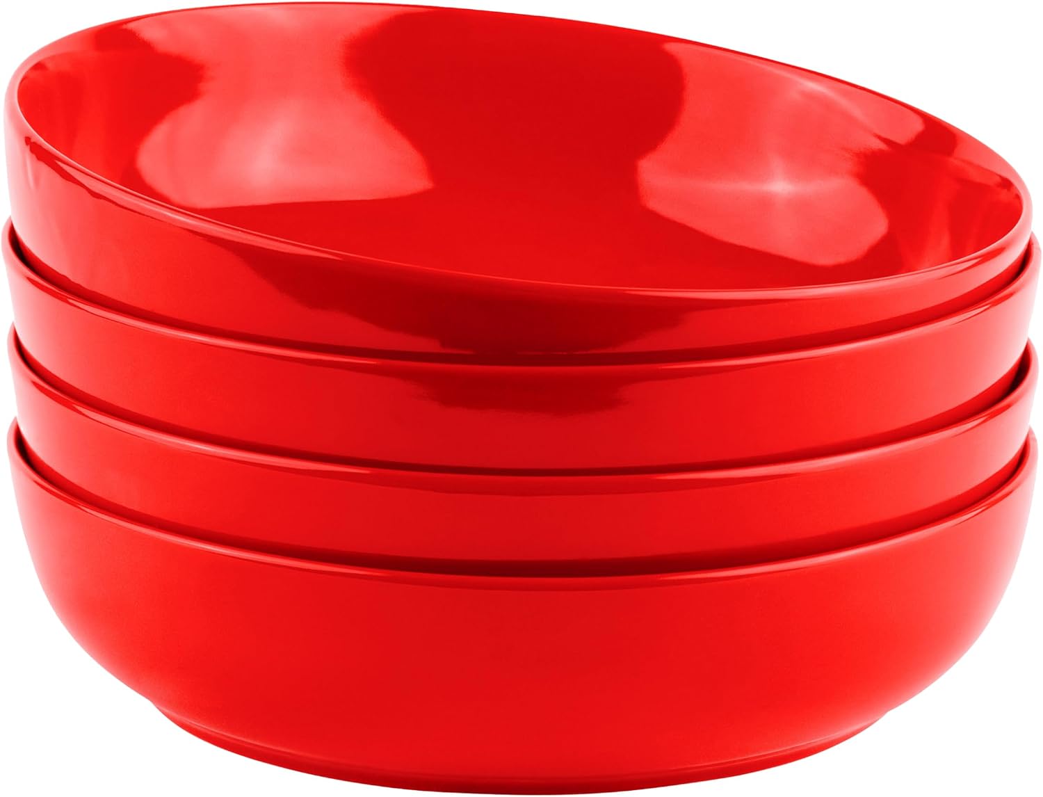 Red Ceramic Bowl Set