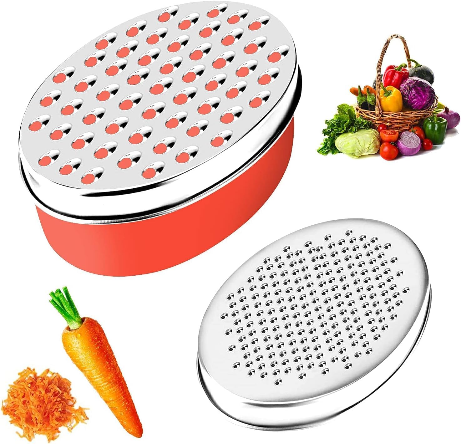 Cheese Grater with Airtight Storage Container