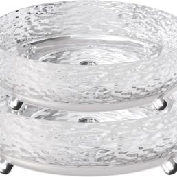 2 Pcs Lazy Susan Organizer, 9 &11in Lazy Susan Turntable Organizer