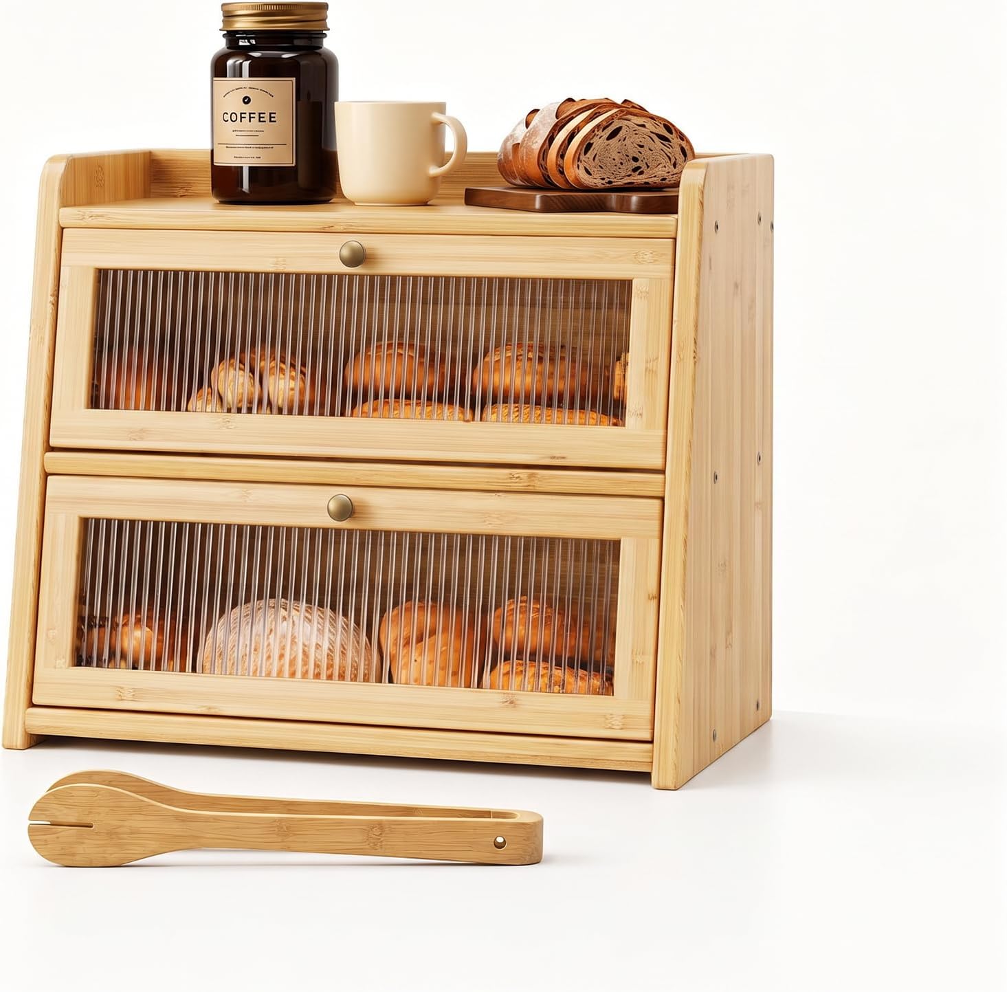 Bamboo bread box