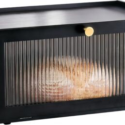 ETMI Black Bread Box