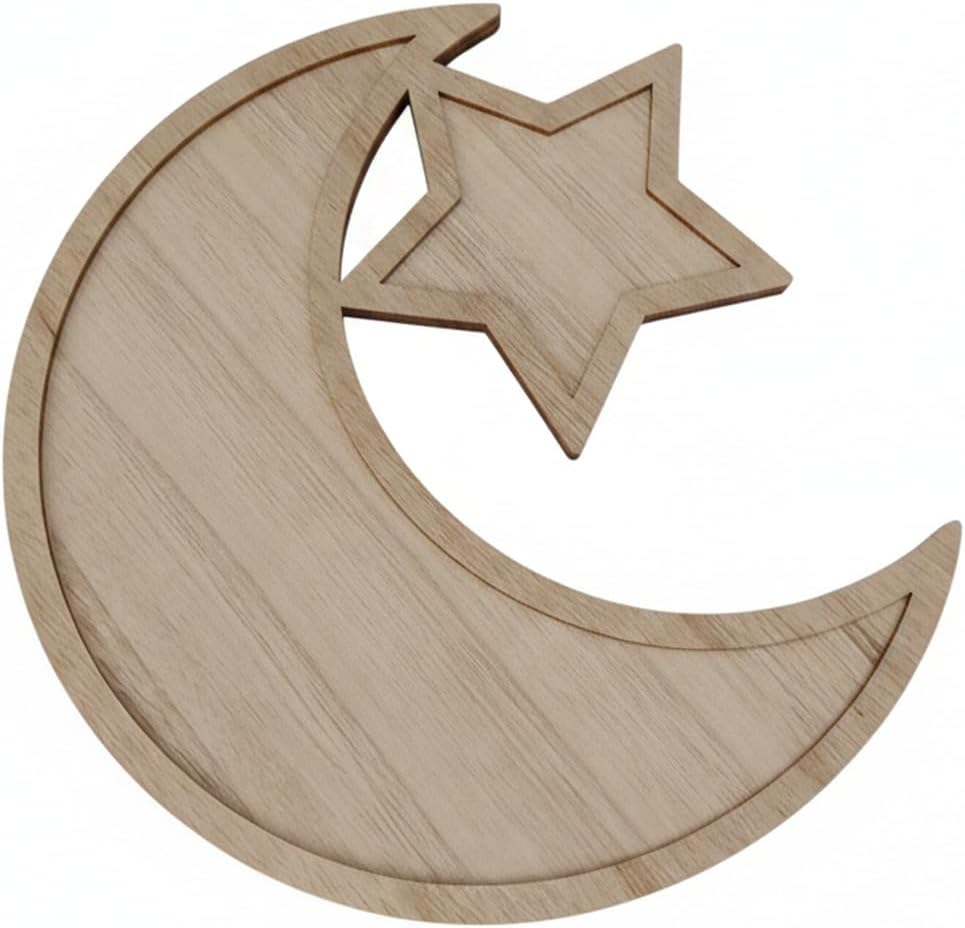 Wooden Tray | Moon and Star