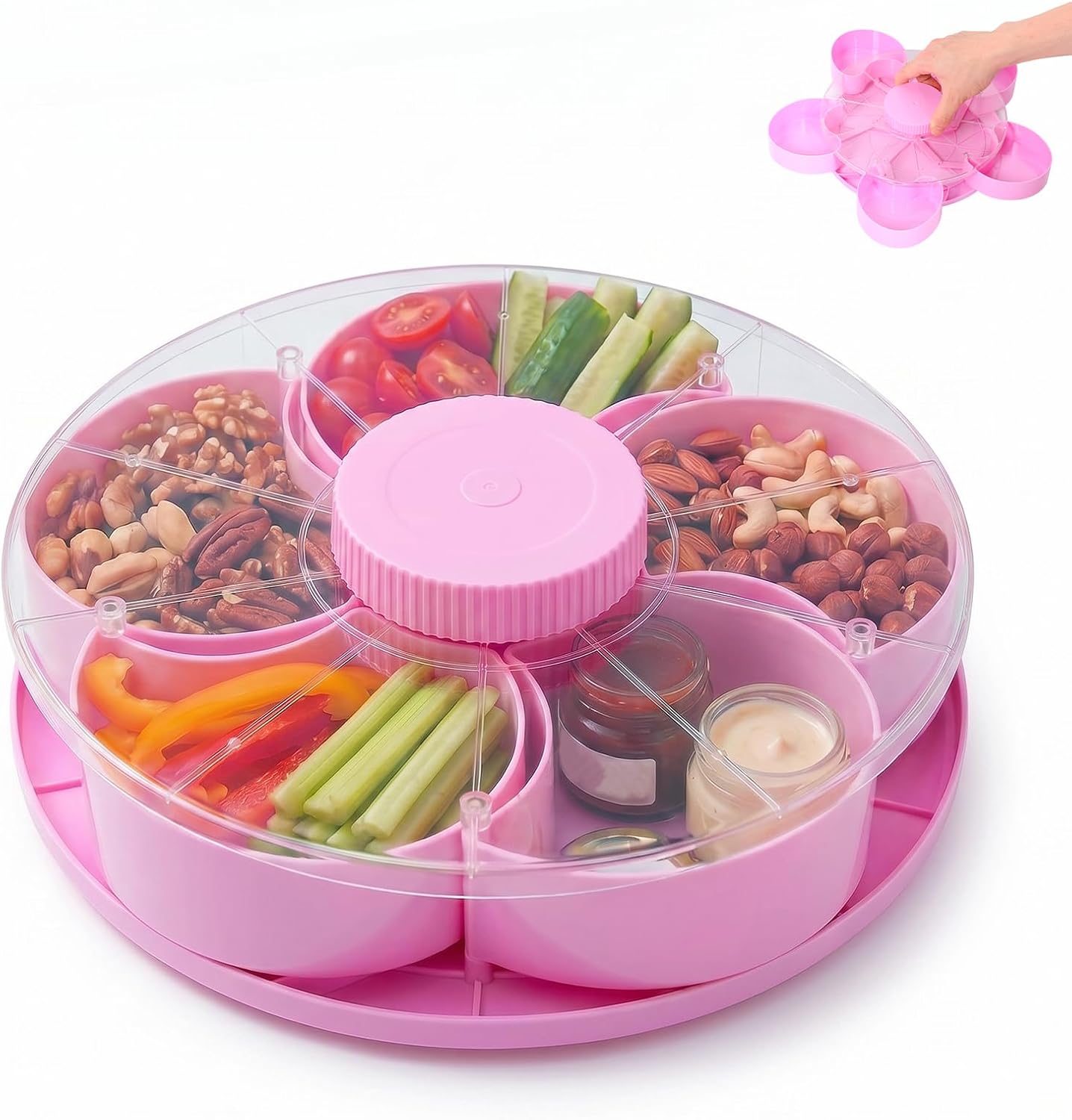 Rotating Snack Pedal Tray