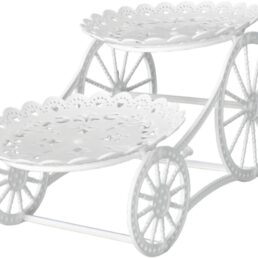 2 Tier Serving Tray Wedding Cake Stand