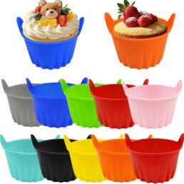 10 Pcs Silicone Air Fryer Egg Molds