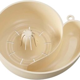 Rotating Fruit and Vegetable Washing Bowl with Strainer