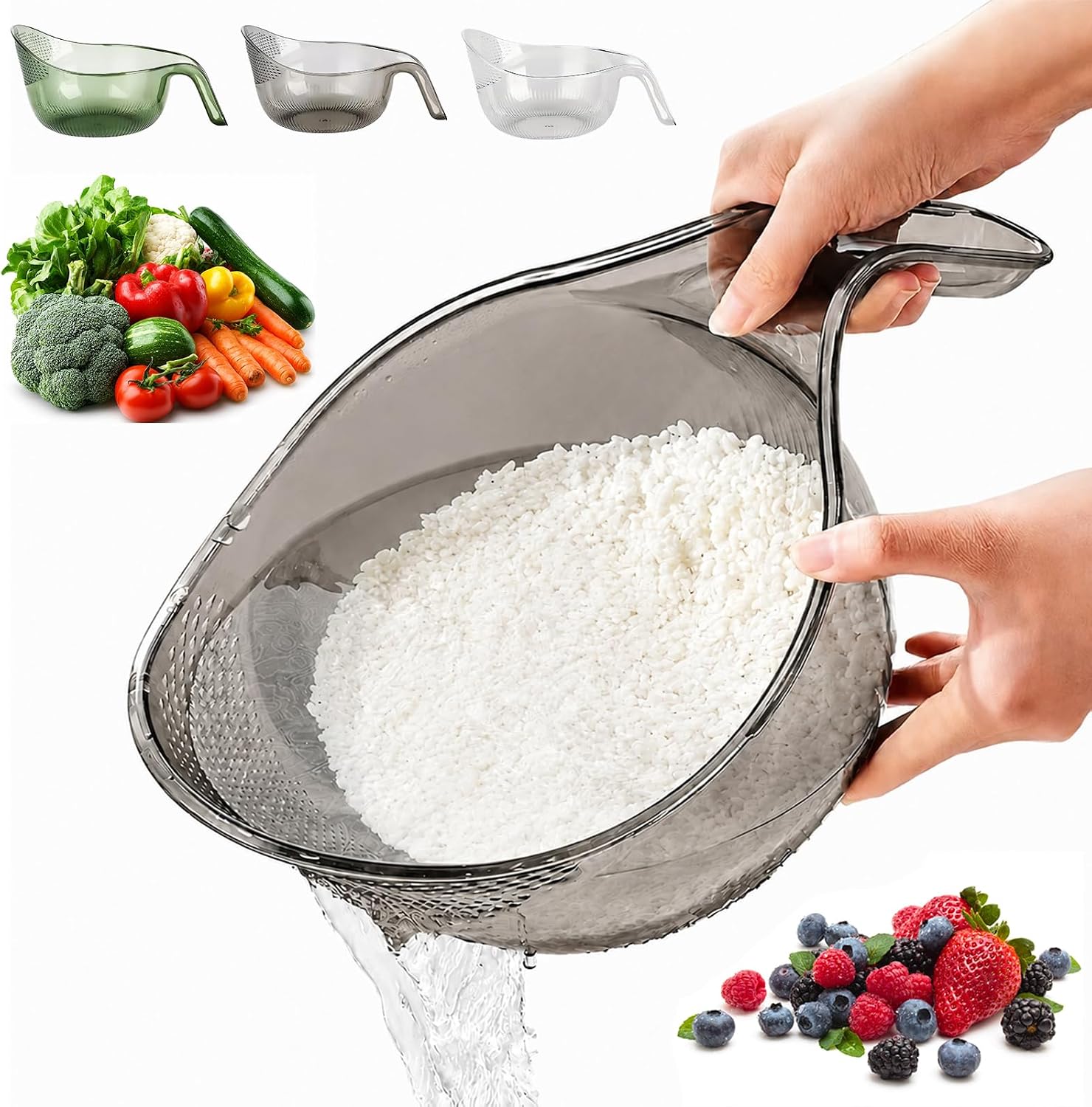Rice Washing Bowl Colander