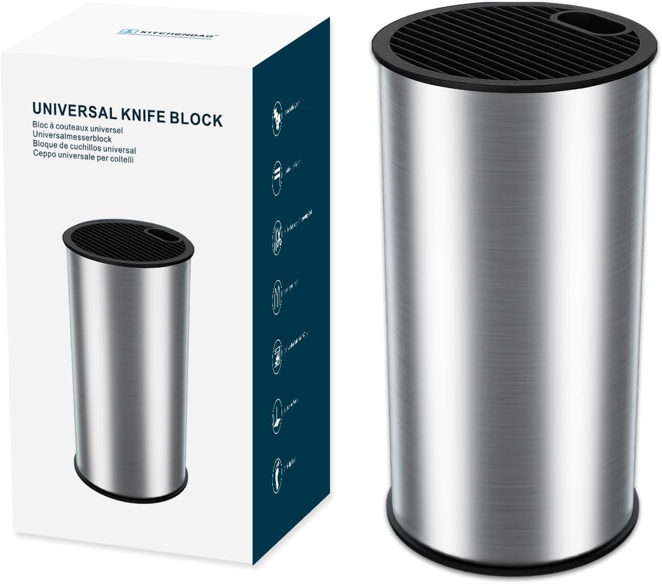 KITCHENDAO Knife Holder Universal, Knife Block without Knives