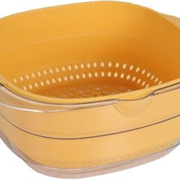 HEMOTON Plastic Colander Strainer Basket