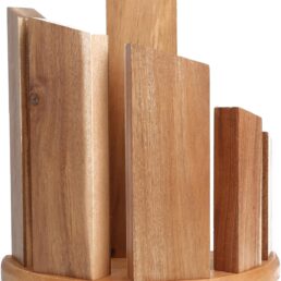 Resafy Wooden Magnetic Knife Block Universal Knives Holder