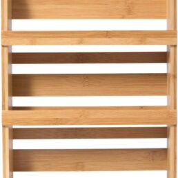 Lipper International Bamboo Wood 3-Tier Spice Rack 8840