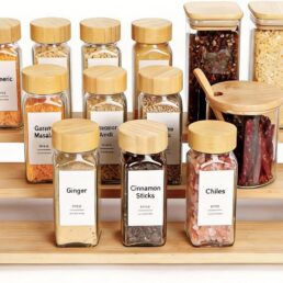 Bamboo Spice Rack