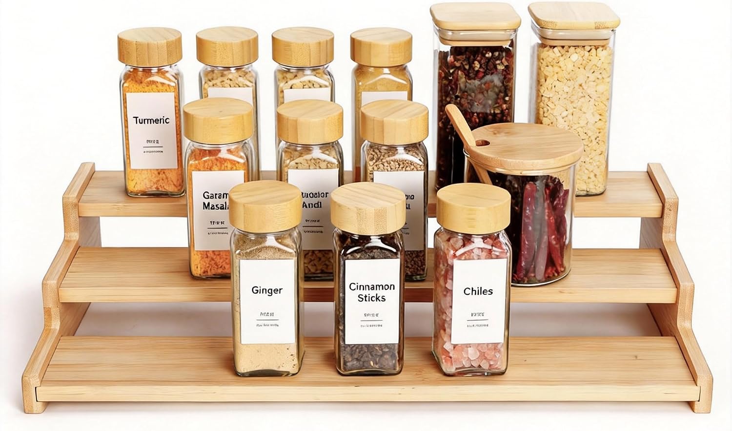 Bamboo Spice Rack