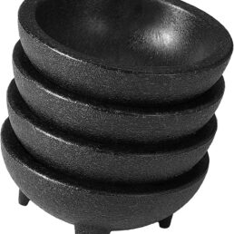 Salad Bowl Faux Stone Molcajete Bowl