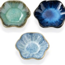 Set of 3 Porcelain Dipping Bowls