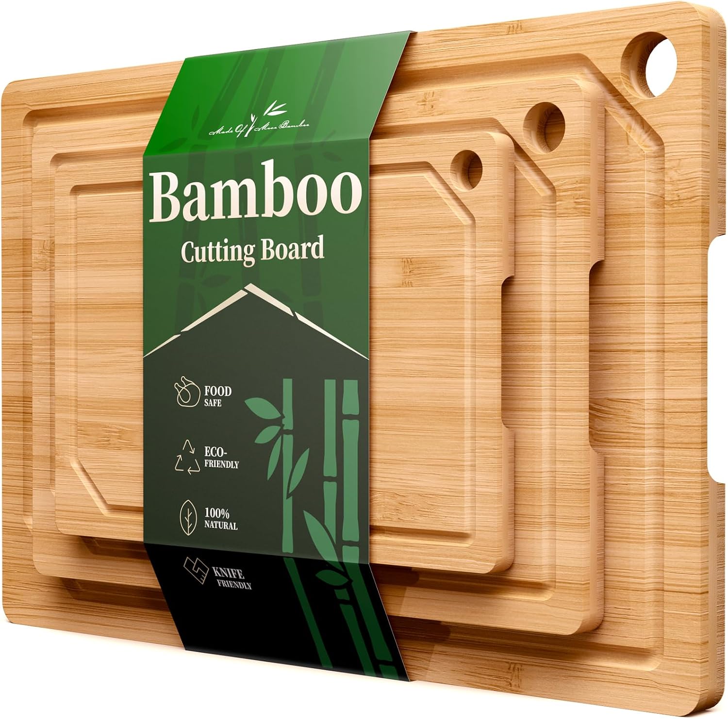 Bamboo Cutting Board Set