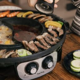 2 in 1 Electric Smokeless Grill