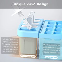 2 in 1 Popsicle and Ice Cube Tray