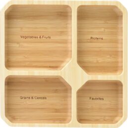 Square Portion Control Plates