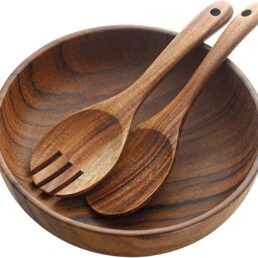AOOSY Wooden Salad Bowls
