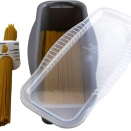 Microwave BPA Free Pasta Cooker with Portioning Tool