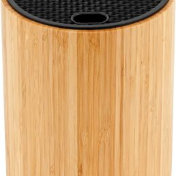 Bamboo Cylinder Knife Holder