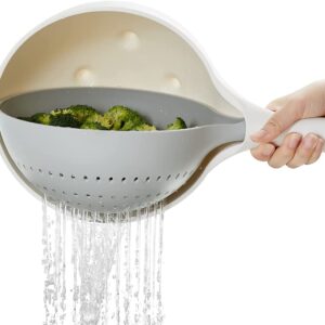 Double Layer Rotatable Colander
