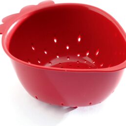 Red Strawberry Colander