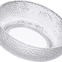 Zerodeko Glass Salad Bowl