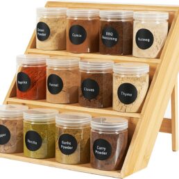 Bamboo Spice Rack