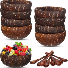 Wooden Coconut Bowls