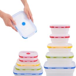Collapsible Silicone Food Container