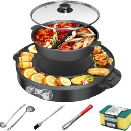 3 in 1 Electric Grill Pan