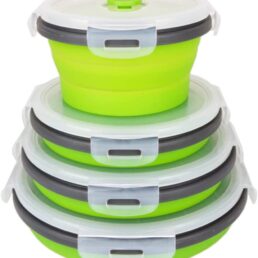 Round Collapsible Food Containers