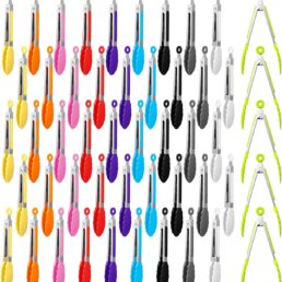50 piece mini kitchen tongs